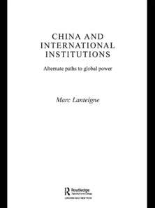 China and International Institutions