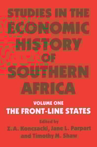 Studies in the Economic History of Southern Africa
