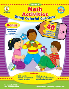 Math Activities Using Colorful Cut-Outs(TM), Grade 3