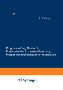 Progress in Drug Research / Fortschritte der Arzneimittelforschung / Progres des recherches pharmaceutiques
