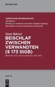 Beischlaf zwischen Verwandten (§ 173 StGB)