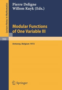 Modular Functions of One Variable III