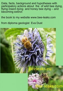 Data, facts, background and hypotheses with participatory actions about  the  of wild bee dying, flying insect dying  and honey bee dying - and becoming extinct