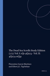 Dead Sea Scrolls Study Edition