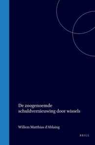 De zoogenoemde schuldvernieuwing door wissels