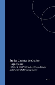 Etudes choisies de Charles Haguenauer