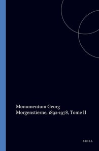 Monumentum Georg Morgenstierne II