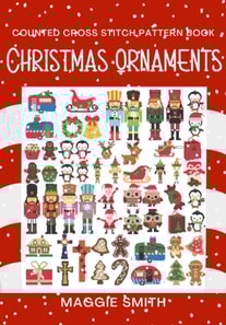 Christmas Ornaments Counted Cross Stitch Pattern Book