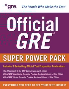 Official GRE Super Power Pack, Third Edition