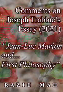 Comments on Joseph Trabbic's Essay (2021) &quote;Jean-Luc Marion and ... First Philosophy&quote;