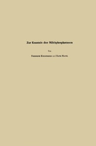 Zur Kenntnis der Milchphosphatasen