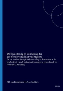 De bevordering en volmaking der proefondervindelijke wijsbegeerte