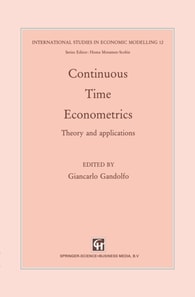 Continuous-Time Econometrics