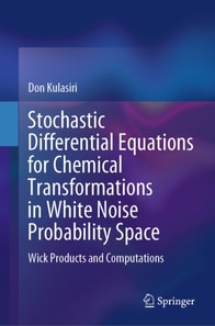 Stochastic Differential Equations for Chemical Transformations in White Noise Probability Space