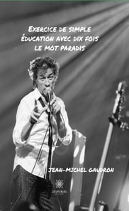 Exercice de simple education avec dix fois le mot paradis