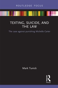 Texting, Suicide, and the Law