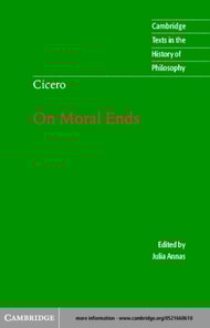 Cicero: On Moral Ends