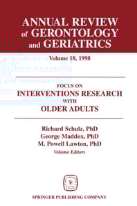 Annual Review of Gerontology and Geriatrics, Volume 18, 1998