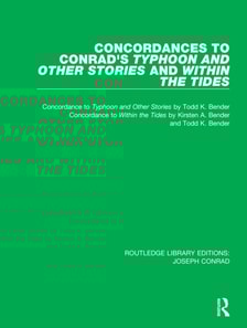 Concordances to Conrad's Typhoon and Other Stories and Within the Tides