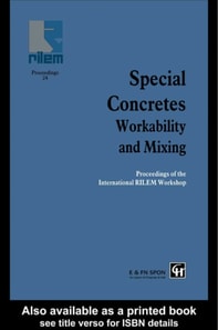 Special Concretes - Workability and Mixing