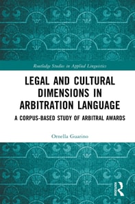 Legal and Cultural Dimensions in Arbitration Language
