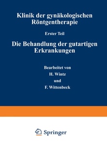 Klinik der gynäkologischen Röntgentherapie
