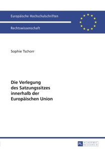 Die Verlegung des Satzungssitzes innerhalb der Europaeischen Union