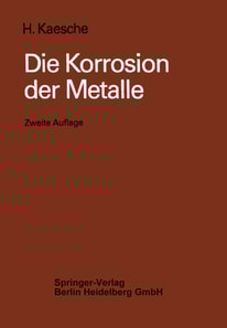 Die Korrosion der Metalle