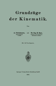 Grundzüge der Kinematik