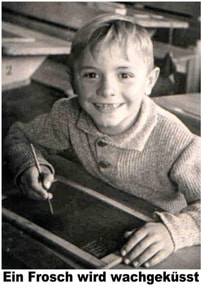 Ein Frosch wird wachgeküsst