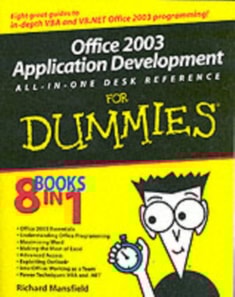 Office 2003 Application Development All-in-One Desk Reference For Dummies