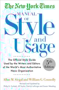 New York Times Manual of Style and Usage, 5th Edition
