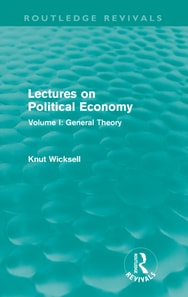 Lectures on Political Economy (Routledge Revivals)