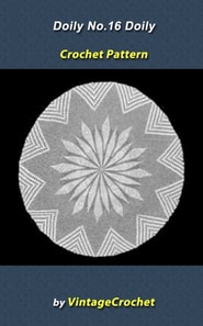 Doily No.16 Vintage Crochet Pattern