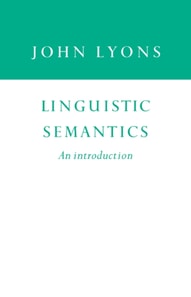 Linguistic Semantics