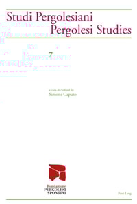 Studi Pergolesiani- Pergolesi Studies