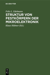 Struktur von Festkorpern der Mikroelektronik