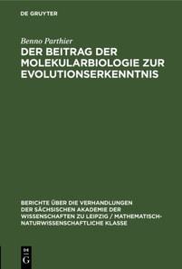 Beitrag der Molekularbiologie zur Evolutionserkenntnis