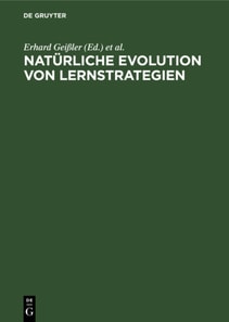 Naturliche Evolution von Lernstrategien