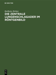 Die zentrale Lungenschlagader im Rontgenbild