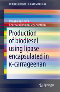 Production of biodiesel using lipase encapsulated in [kappa]-carrageenan