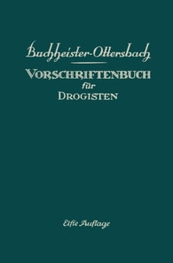 Vorschriftenbuch für Drogisten