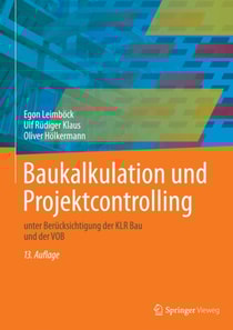 Baukalkulation und Projektcontrolling