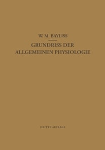 Grundriss der Allgemeinen Physiologie