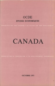 Etudes economiques de l'OCDE : Canada 1971