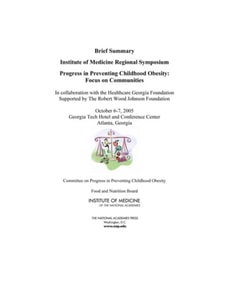 Progress in Preventing Childhood Obesity