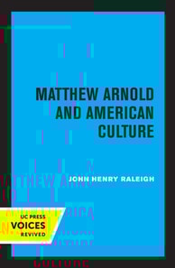Matthew Arnold and American Culture