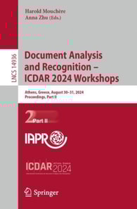 Document Analysis and Recognition - ICDAR 2024 Workshops