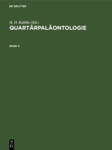Quartarpalaontologie. Band 4