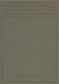 Grundriss der Entwicklungsgeschichte des Menschen